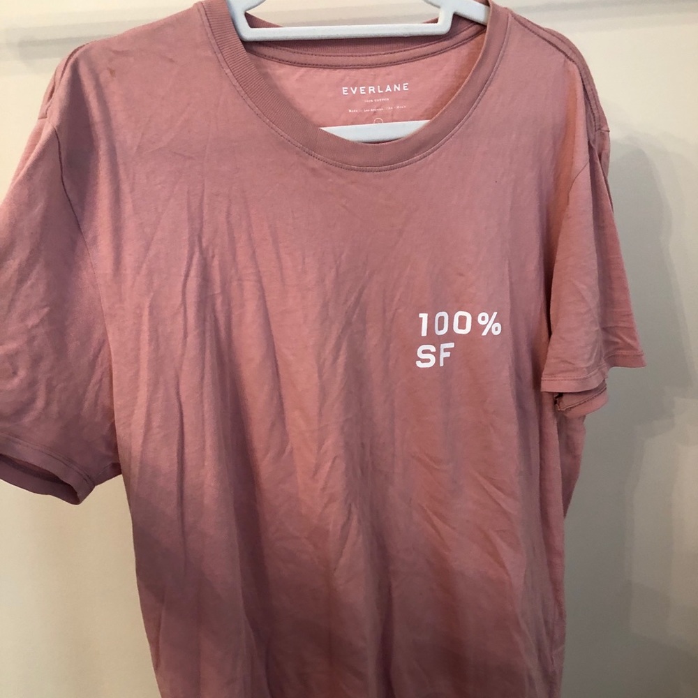 Pink 100% SF Everlane T-shirt